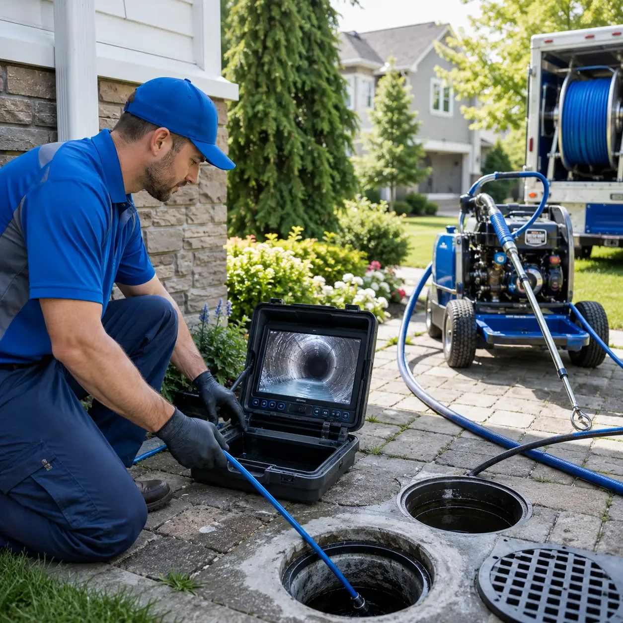 Outdoor drain cleaning professionals serving Reno, PA