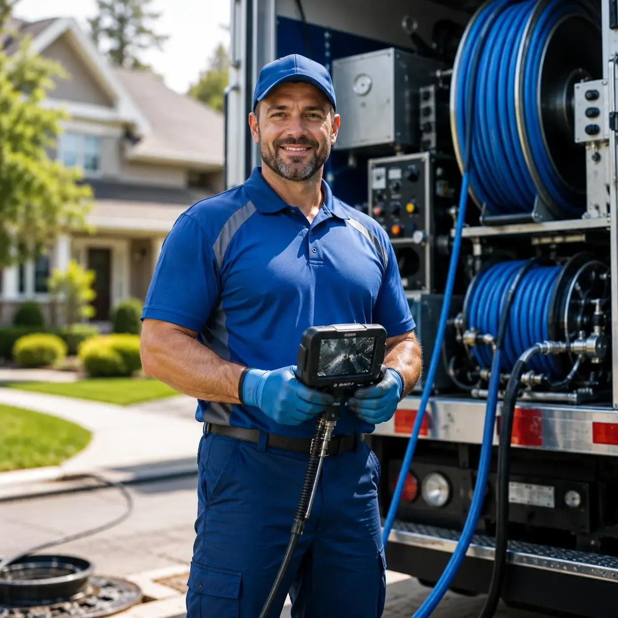 Local outdoor drain cleaning specialists in Reno, PA